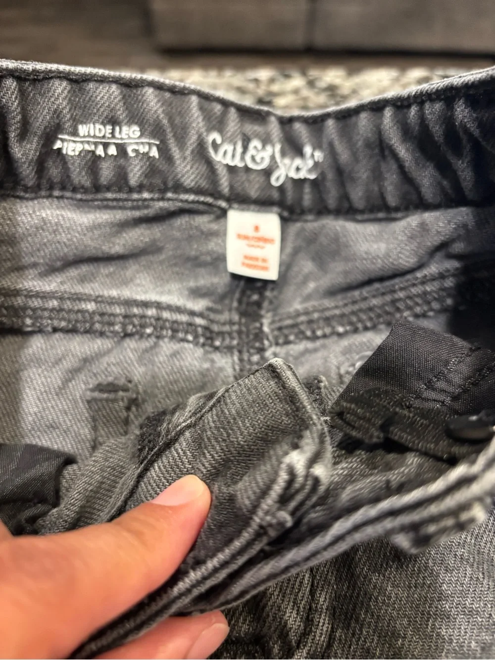 Cat & Jack Light Blue Slim wide leg  girls Jeans